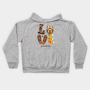 Pitbull Love T-shirts Kids Hoodie